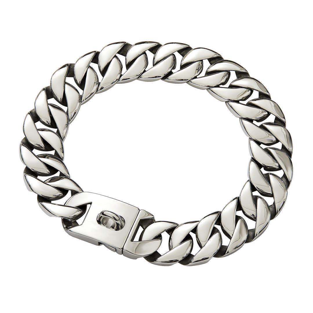 32mm Stainless Steel Dog Chain Collar