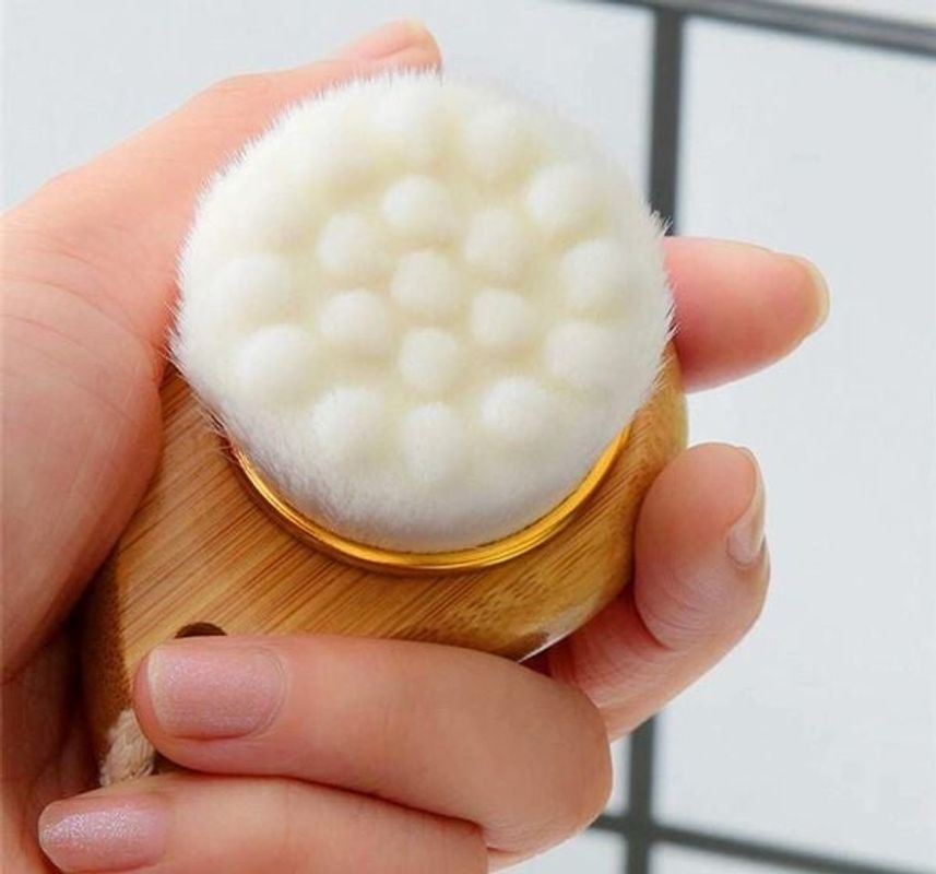 2-Pack Extra-Fine Facial Brush with Bamboo Handle - product photo 9