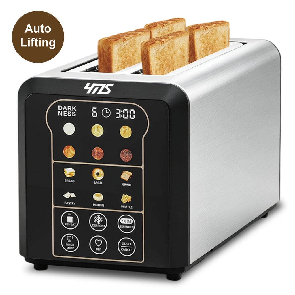 4-Slice Automatic Lift Smart Toaster with LCD Display
