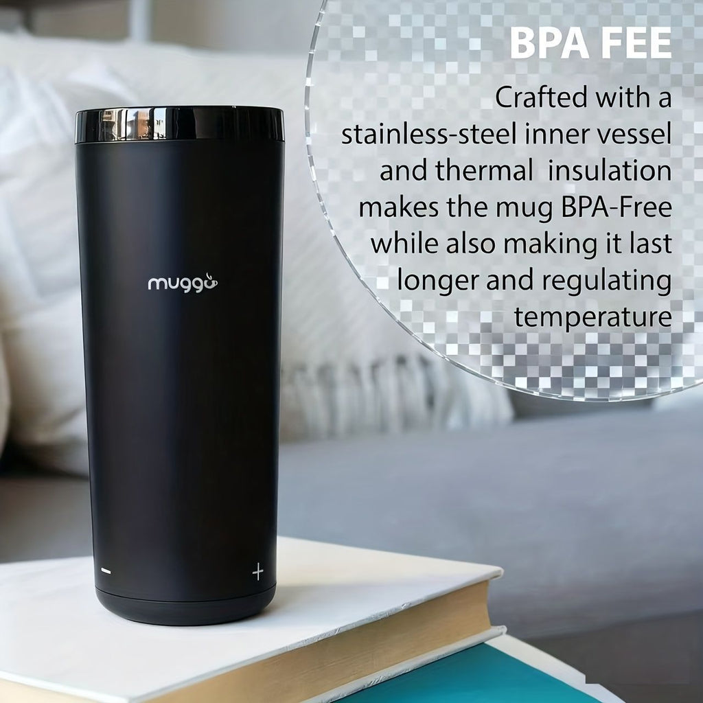 12 oz Rechargeable Electric Self-Heating Coffee Mug with Temperature Control