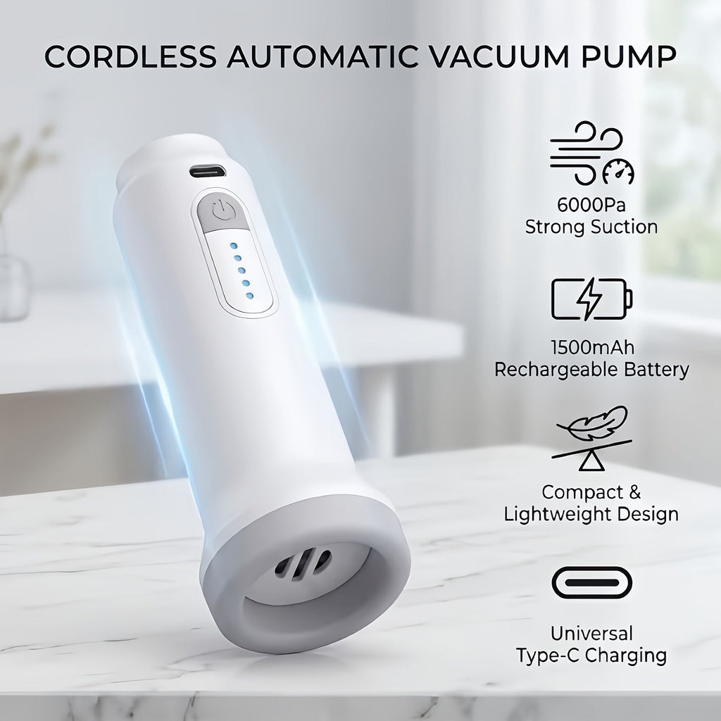5-Piece Vacuum Storage Bag Set with Electric Air Pump