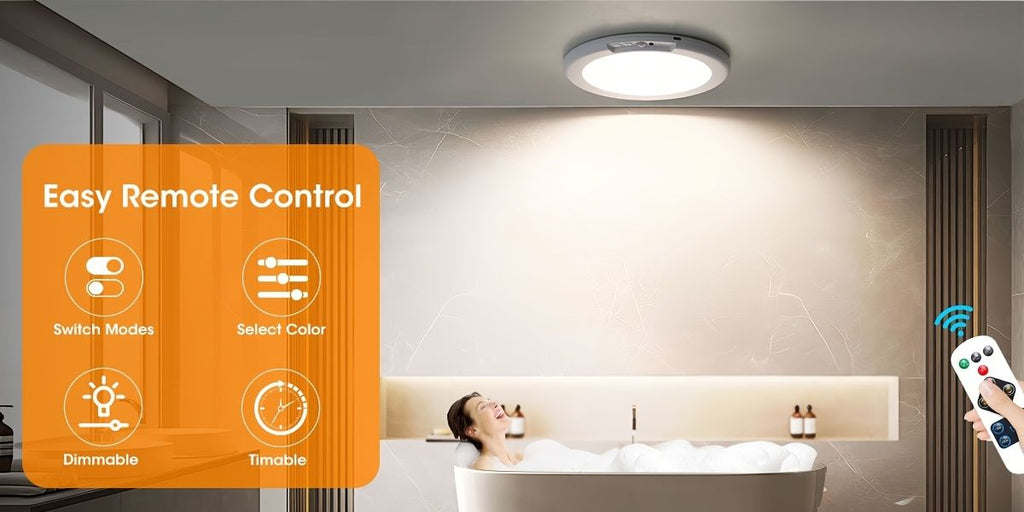 Rechargeable LED Ceiling Light with Motion Sensor