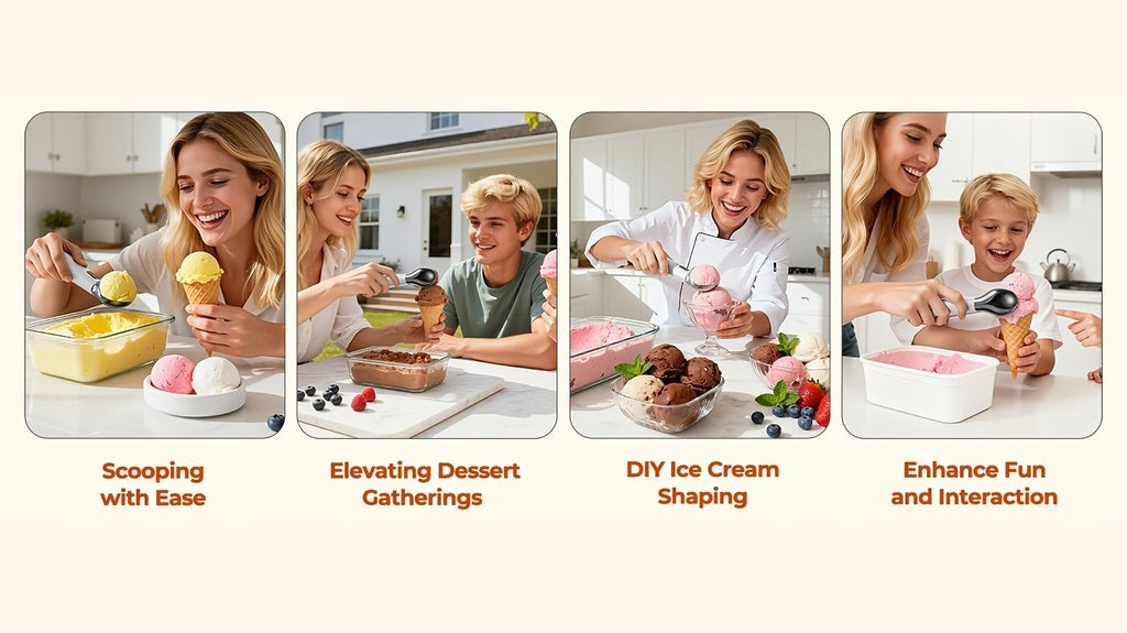 Electric Heated Ice Cream Scoop with 3 Temperature Settings