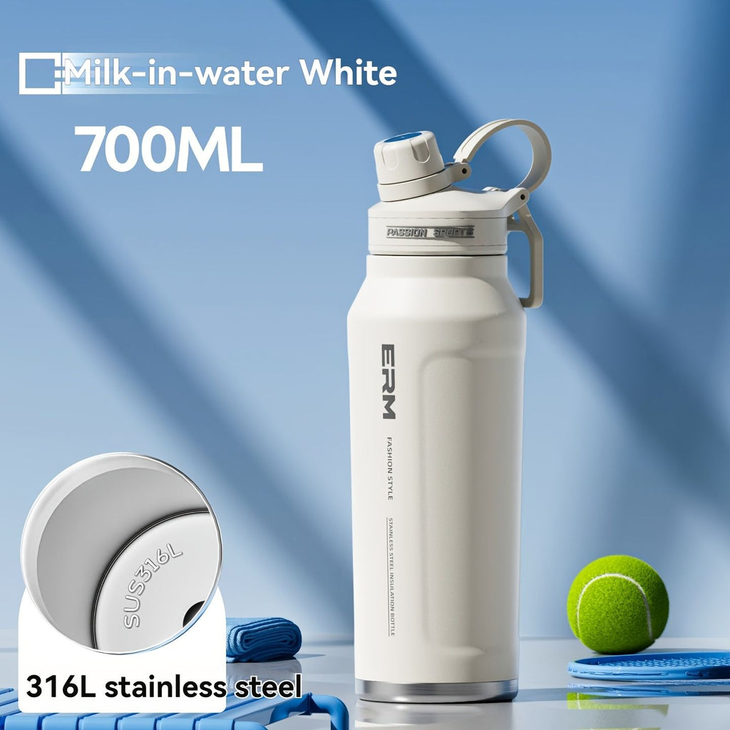Insulated Stainless Steel Water Bottle with 2 in 1 Straw Spout