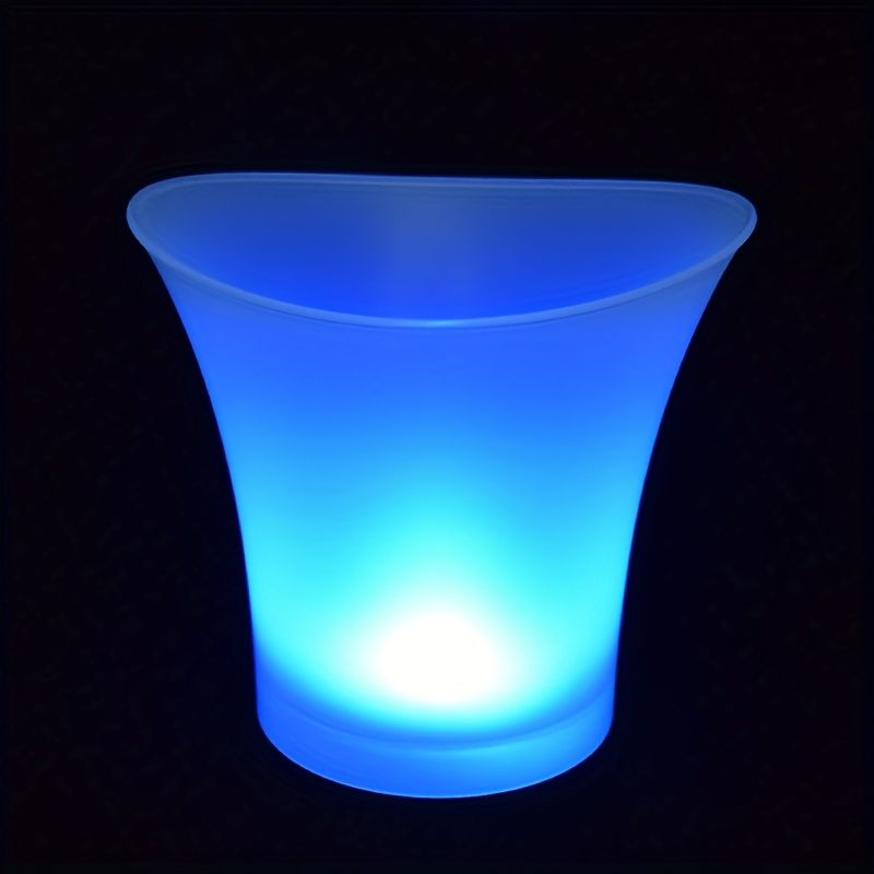 LED Colorful Glowing Beer Ice Bucket 5L