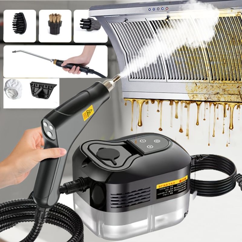 Handheld High Pressure Steam Cleaner with 35-Piece Accessory Set