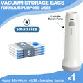 5-Piece Vacuum Storage Bag Set with Electric Air Pump