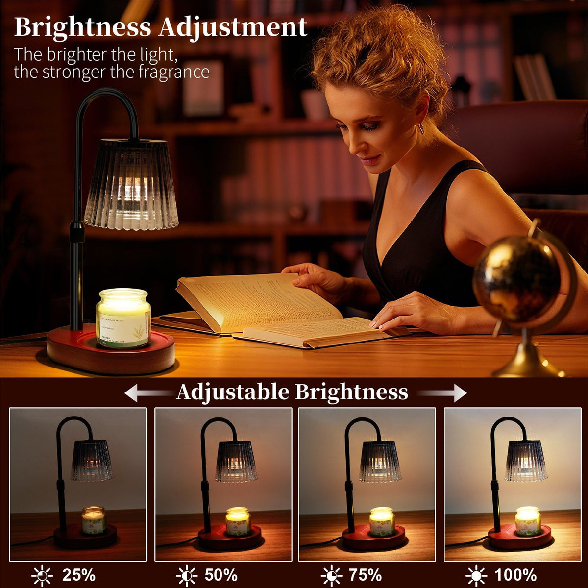Dimmable Candle Warmer Lamp with Timer