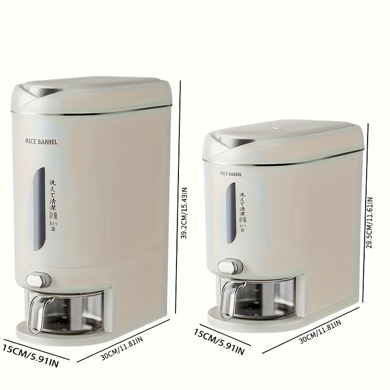 Large Capacity Automatic Rice Dispenser Moisture-Sealed Grain Keeper
