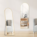 Arched Full Body Floor Mirror with Stand