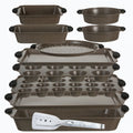 Non-Stick Carbon Steel Baking Pan Set with Stackable Design