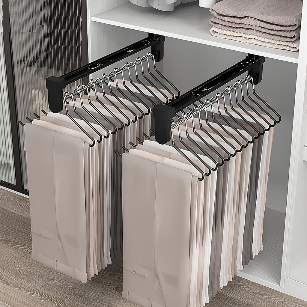 Telescopic Pull-Out Clothes Rack
