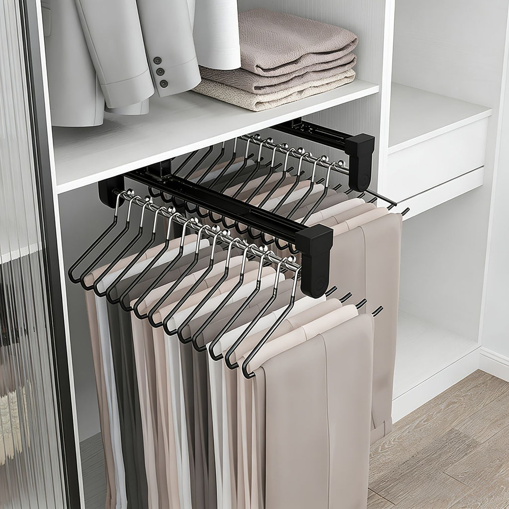 Telescopic Pull-Out Clothes Rack