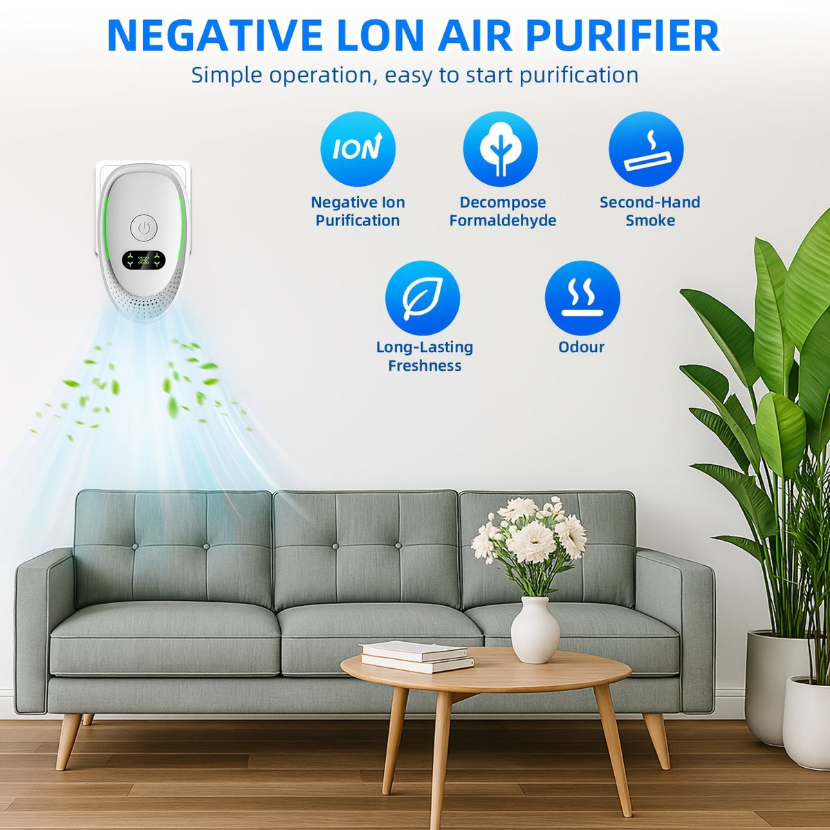 Portable Ozone Generator Home Air Purifier
