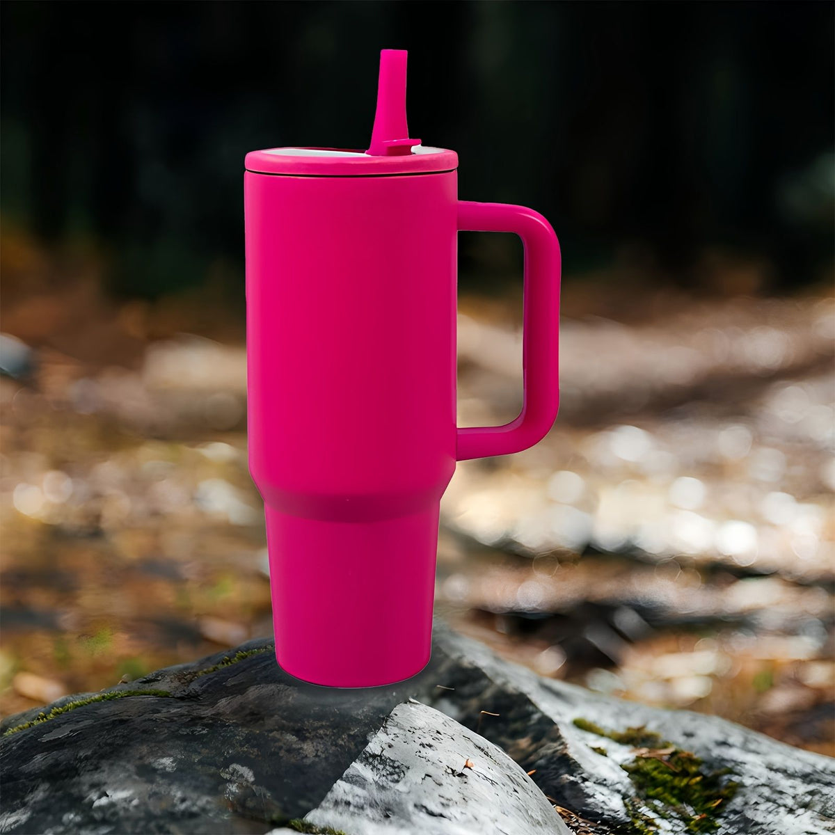 Stainless Steel Insulated Tumbler with Lid and Straw