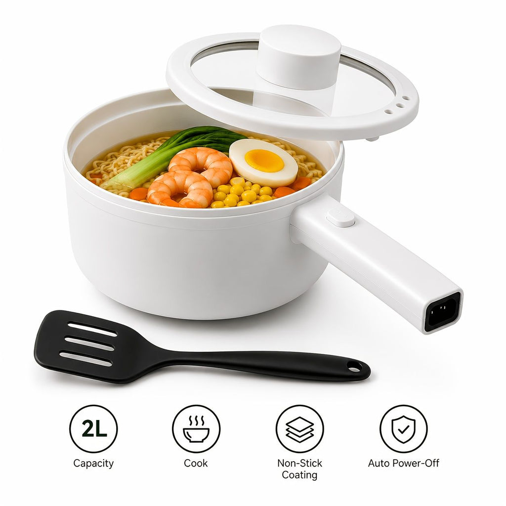 2L Electric Pot with Steaming Basket 600W