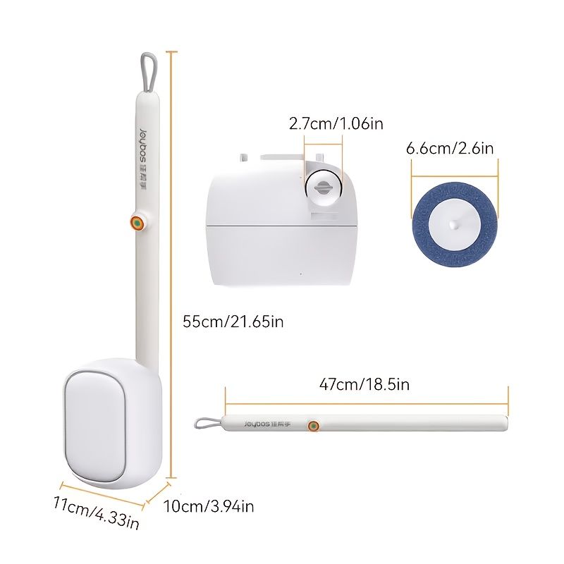 Automatic Toilet Brush Set with 28 Refill Heads