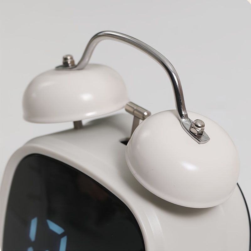 Dual Bell Digital Alarm Clock with Adjustable Brightness