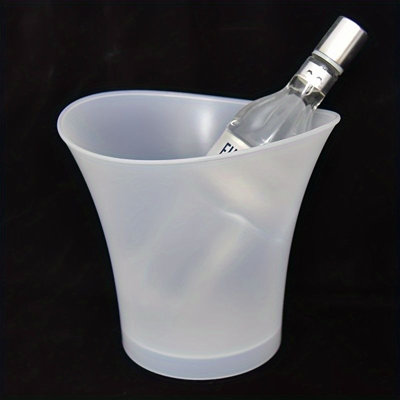 LED Colorful Glowing Beer Ice Bucket 5L