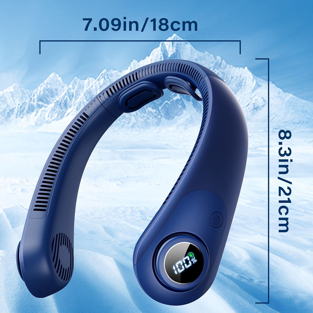 Bladeless Neck Fan 5000mAh 360° Cooling