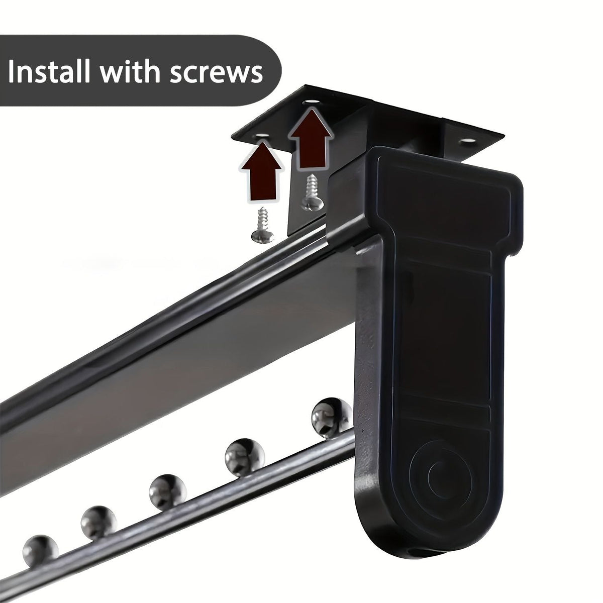 Telescopic Pull-Out Clothes Rack