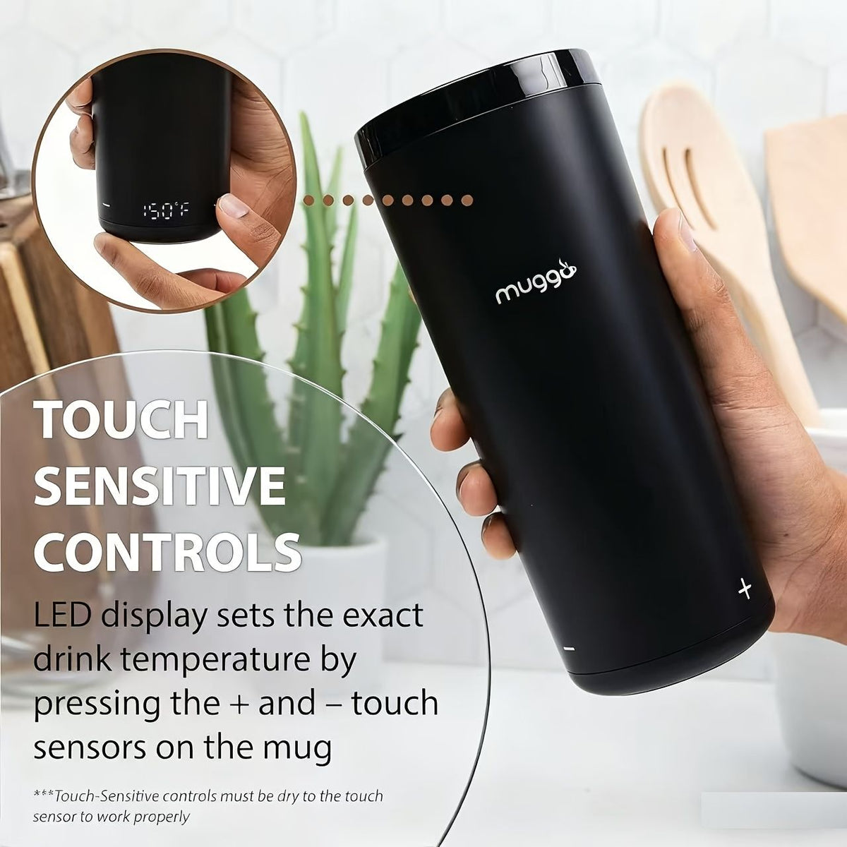 12 oz Rechargeable Electric Self-Heating Coffee Mug with Temperature Control