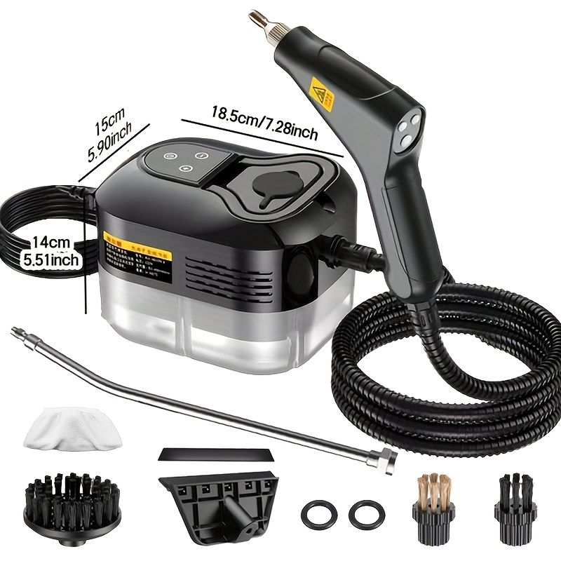 Handheld High Pressure Steam Cleaner with 35-Piece Accessory Set