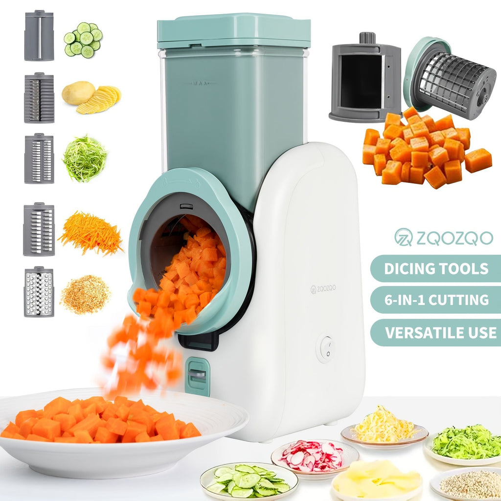 6-in-1 Electric Cheese Grater and Vegetable Slicer