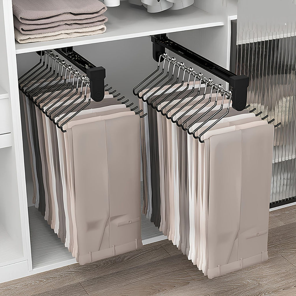Telescopic Pull-Out Clothes Rack