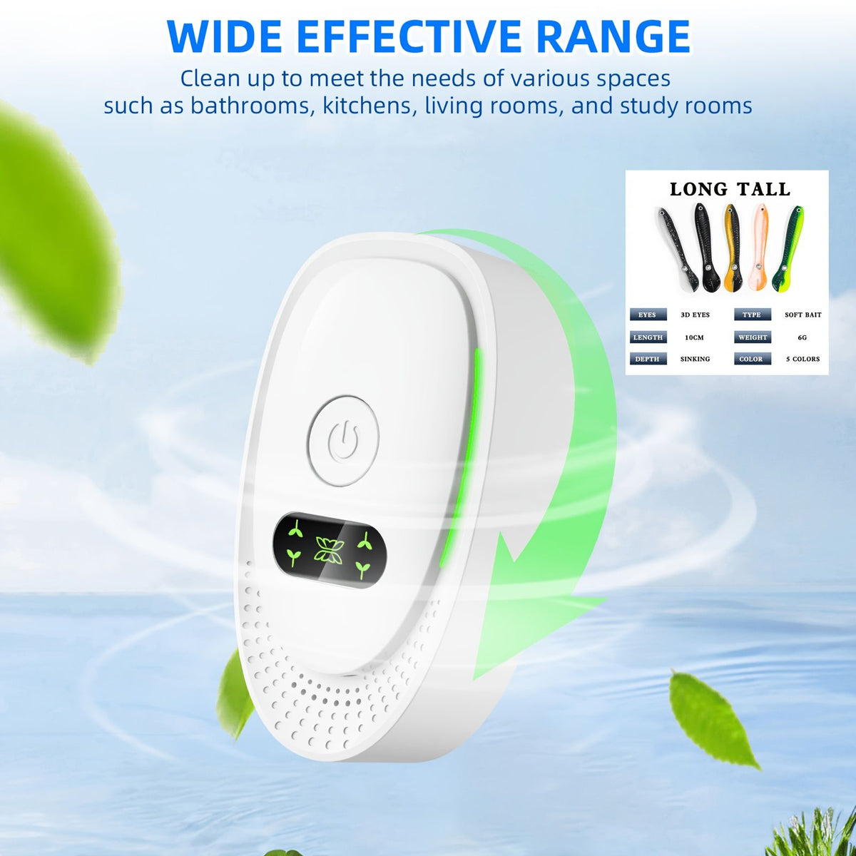 Portable Ozone Generator Home Air Purifier