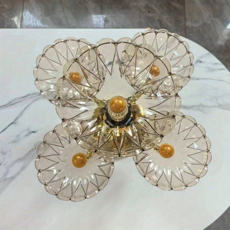 Rotating Multi-Layer Five-Plate Crystal Fruit Plate