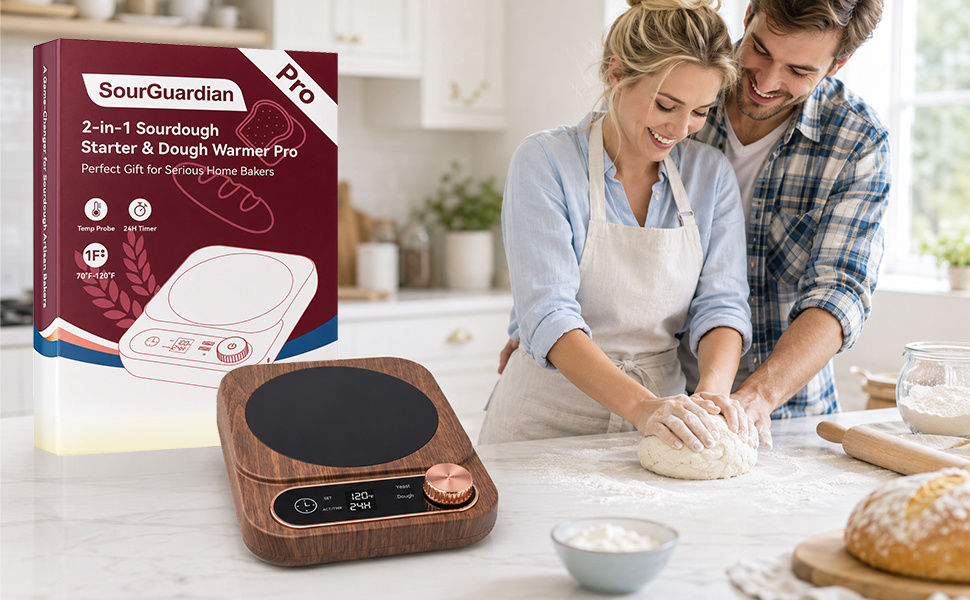 2-in-1 Sourdough Bread Maker with Temperature Probe