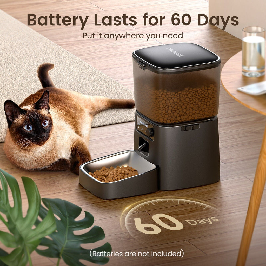 oneisall WiFi Automatic Cat Feeder CW15015