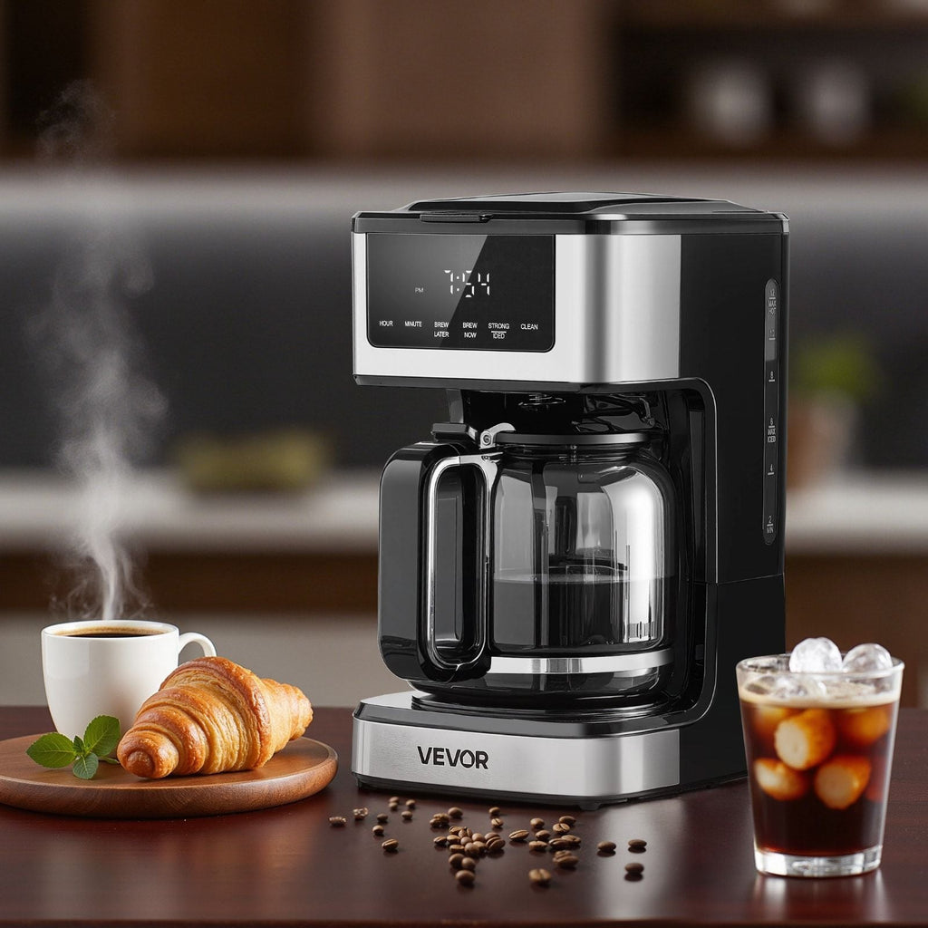 VEVOR 12-Cup Programmable Drip Coffee Maker