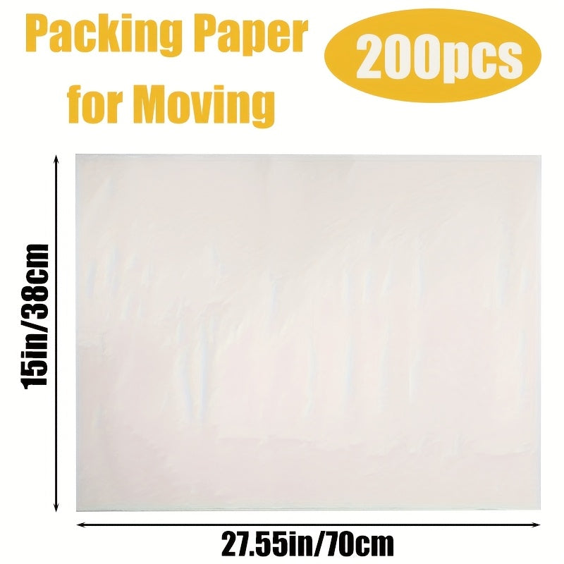 Heavy-Duty Packing Paper Sheets 27x15 inch – Unbleached, Tear-Resistant Wrapping Paper for Moving & Storage