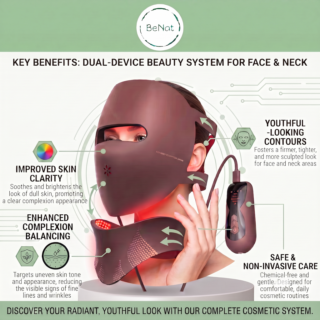 3D Phototherapy Anti-Aging Mask & Thermal Neck Sculpting System - product photo 7
