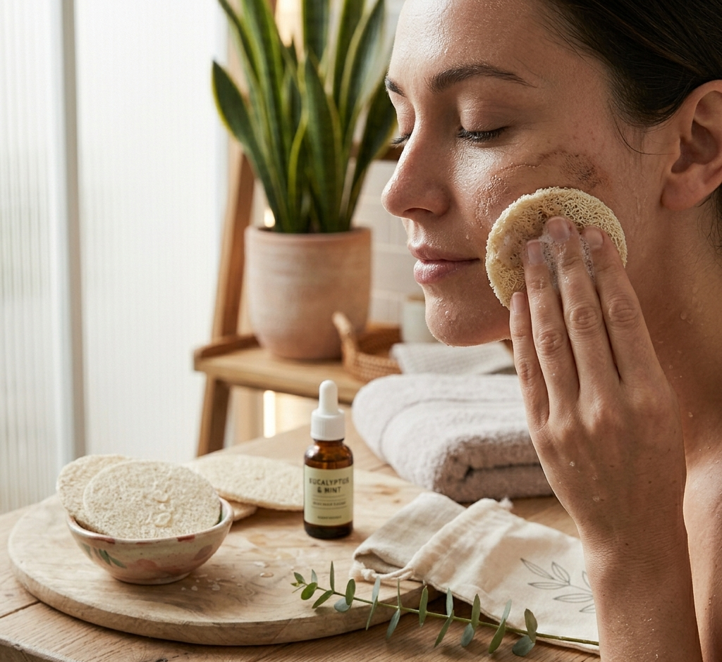 Natural Loofah Pads 5-pcs - product photo 2