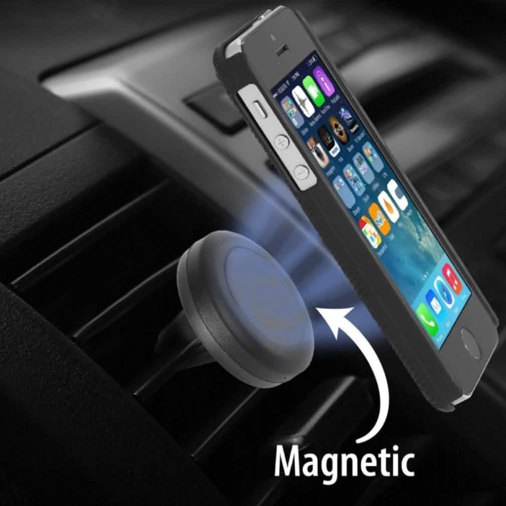 Universal Magnetic Car Phone Holder – 360° Air Vent Mount