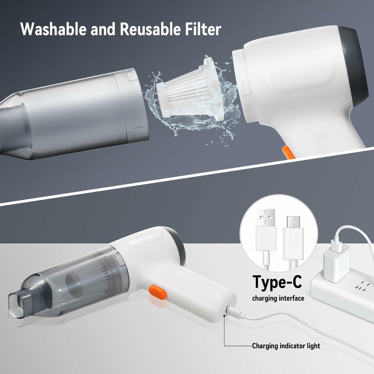 Aumotop Cordless Mini Vacuum Cleaner