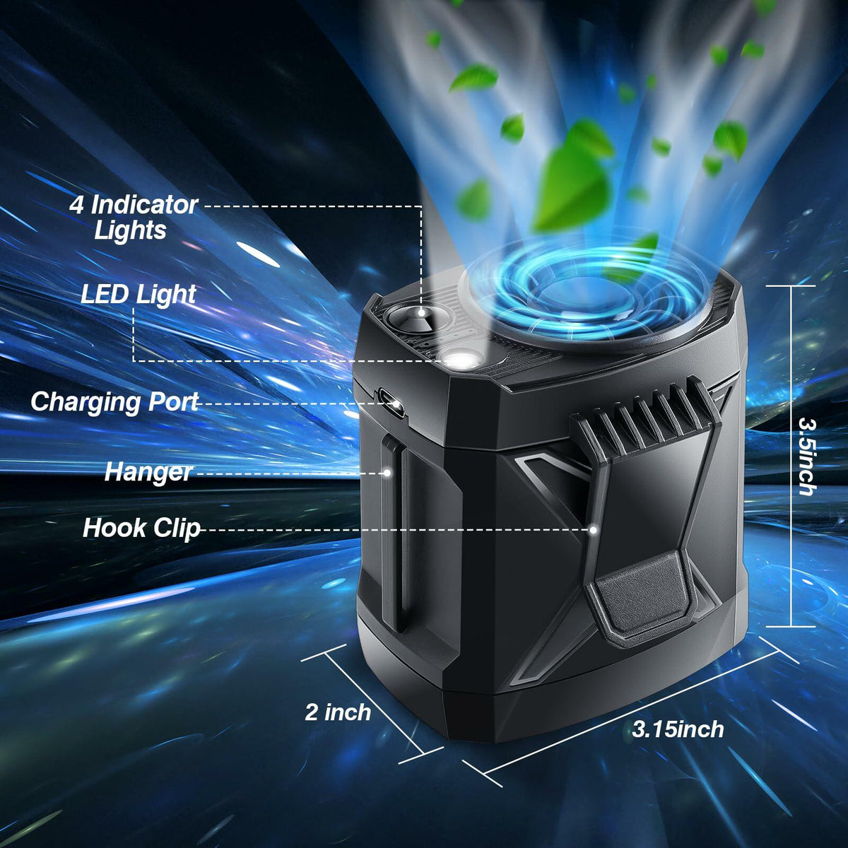 Portable Rechargeable Neck Fan