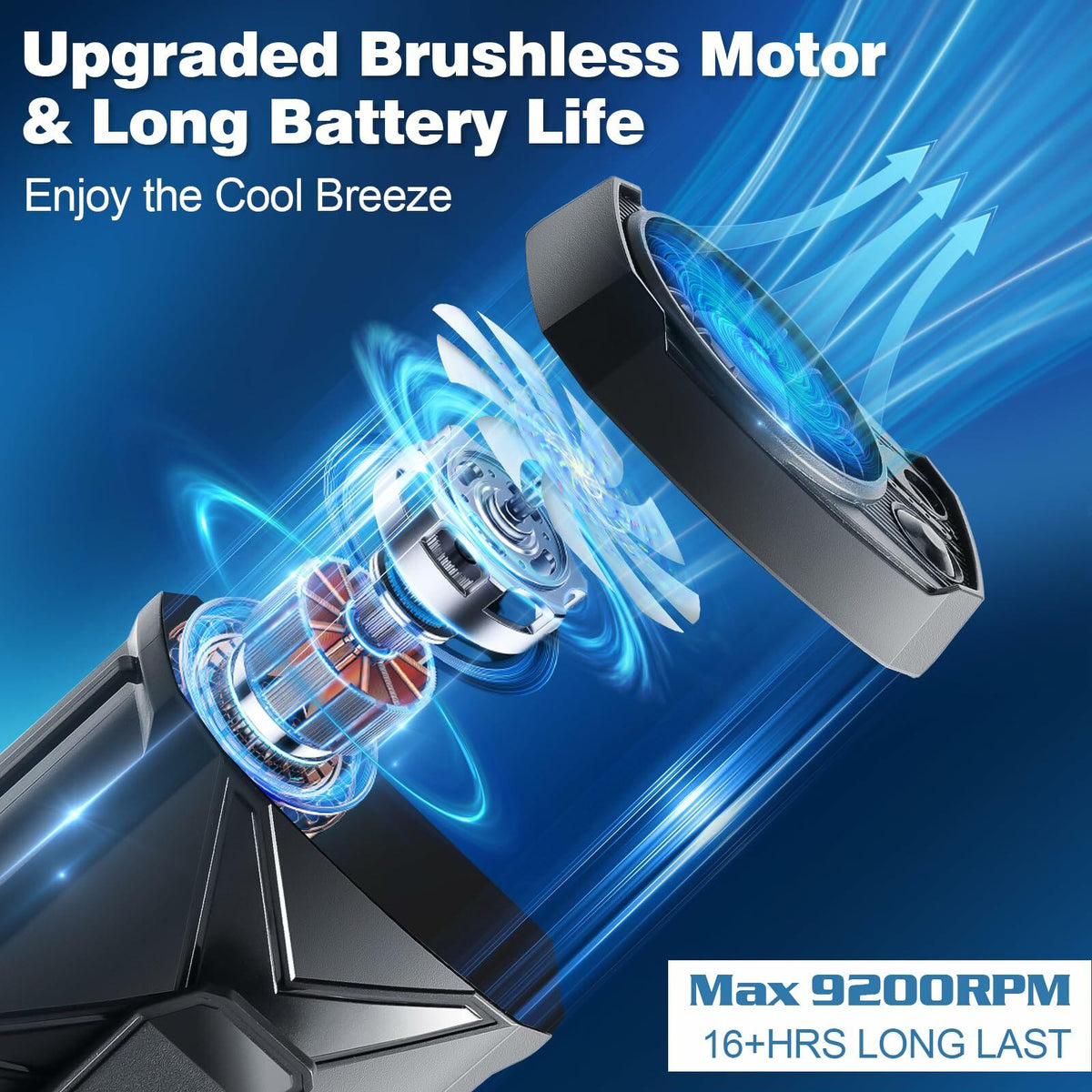 Portable Rechargeable Neck Fan