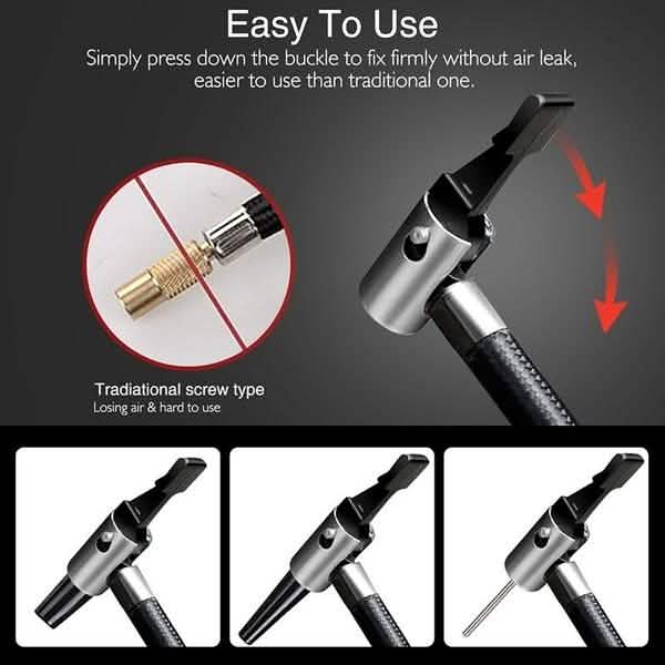 Portable Digital Tire Inflator – 12V Air Compressor with Auto Shutoff