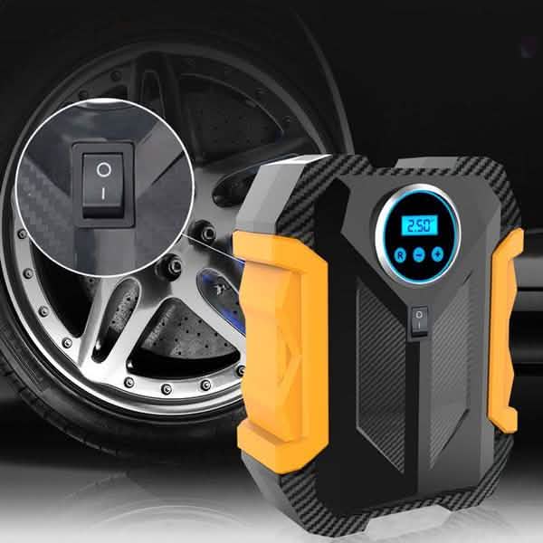 Portable Digital Tire Inflator – 12V Air Compressor with Auto Shutoff