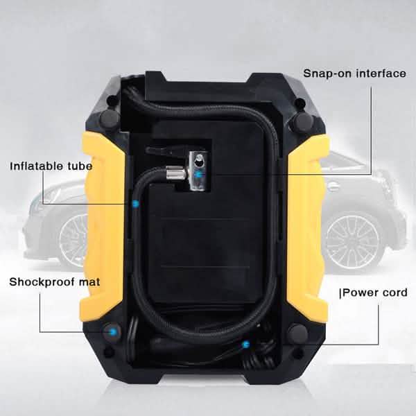 Portable Digital Tire Inflator – 12V Air Compressor with Auto Shutoff