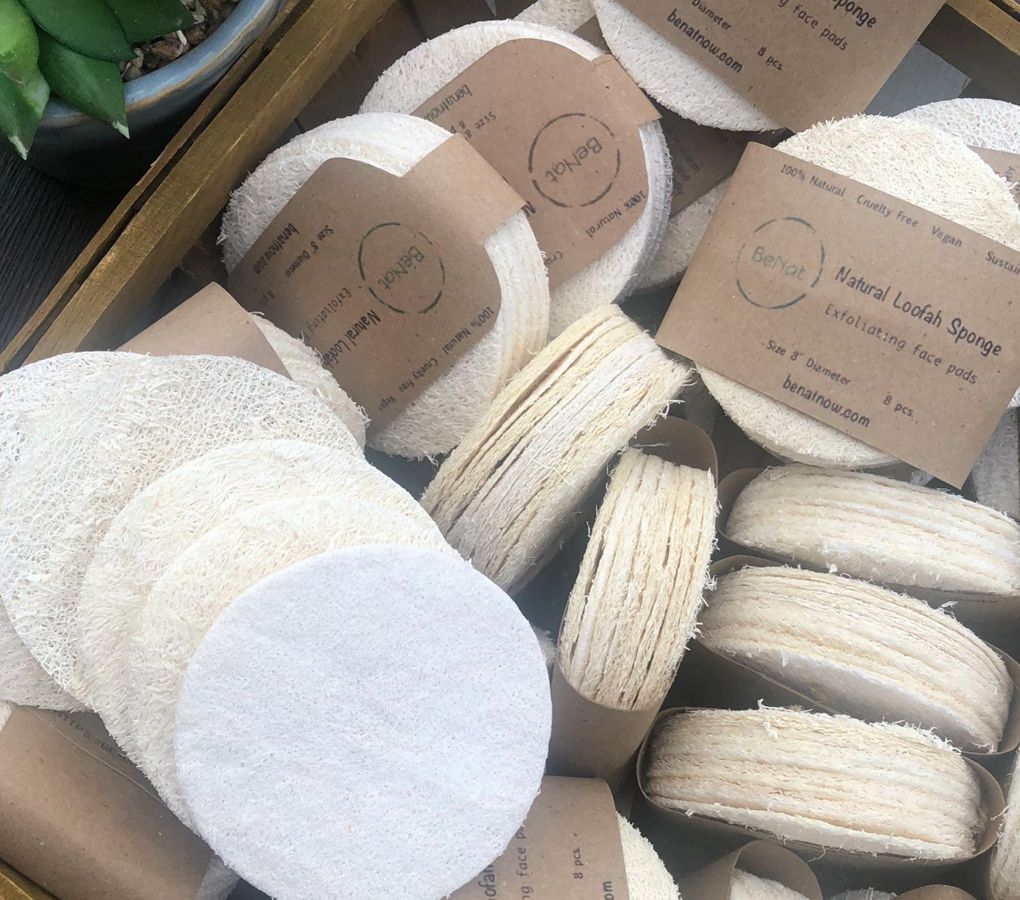 10-Pack Natural Loofah Pads - product photo 8