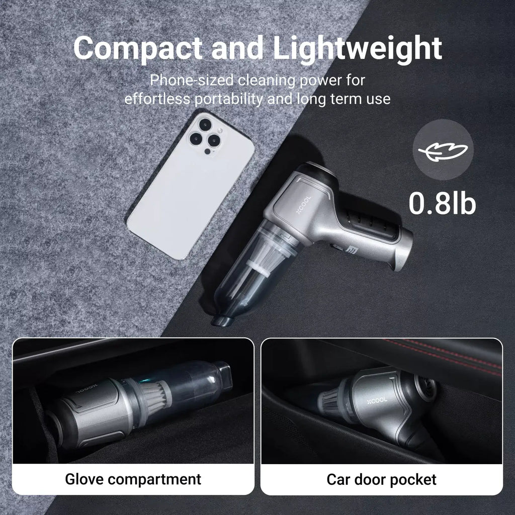 xCool Cordless Handheld Car Vacuum