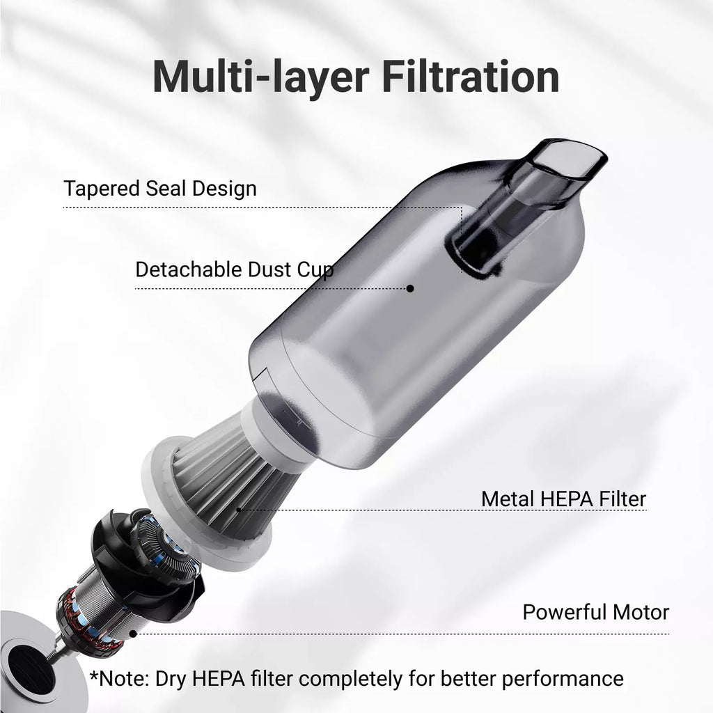 xCool Cordless Handheld Car Vacuum