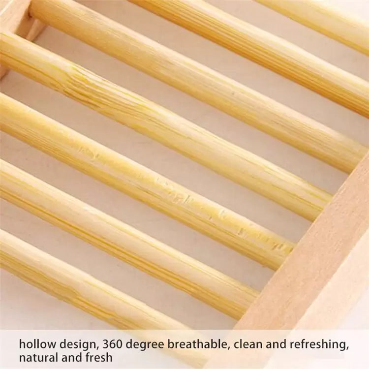 Bamboo Soap Bar Dish. Eco-Friendly - product photo 6