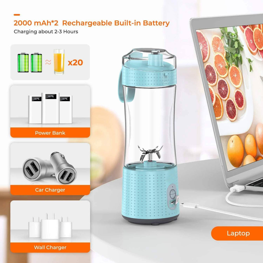 USB Rechargeable Portable Blender – 380ml Personal Smoothie Maker