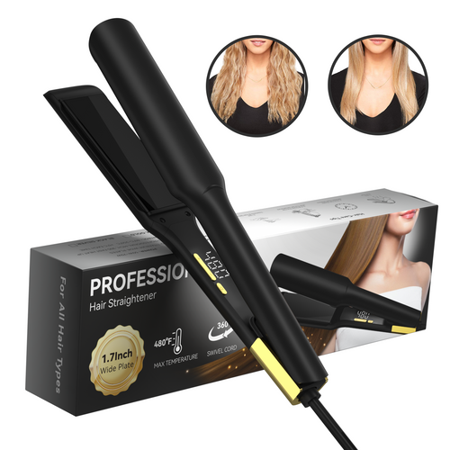 wide plate keratin hair straightener